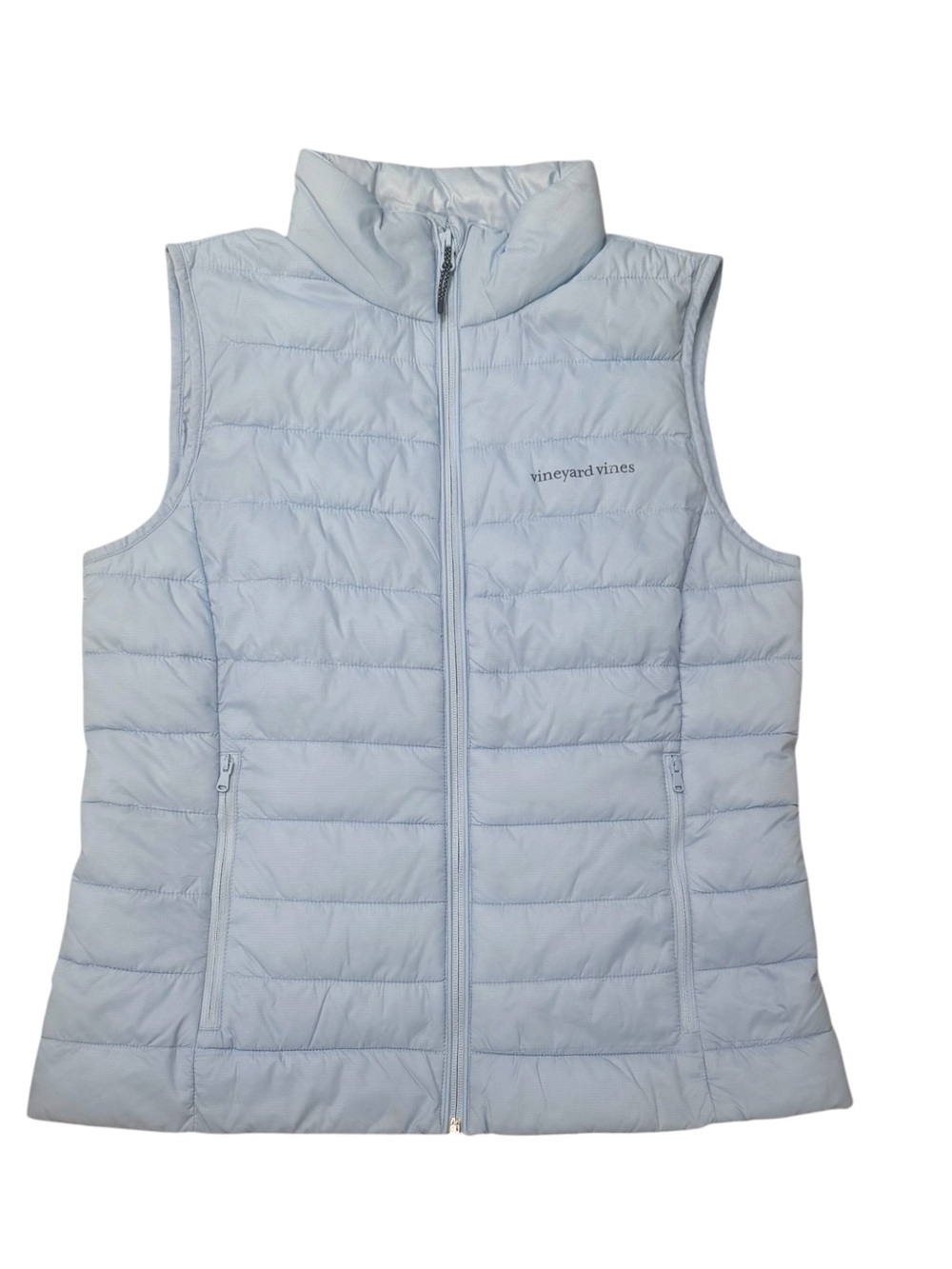 Vineyard Vines Women’s Light Blue Quilted Puffer Vest